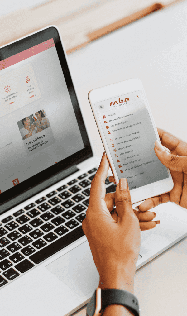 MBA Mutuelle - Espace Personnel et application mobile